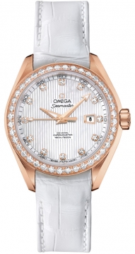 Buy this new Omega Aqua Terra Ladies Automatic 34mm 231.58.34.20.55.002 ladies watch for the discount price of £13,050.00. UK Retailer.