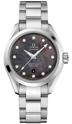 Buy this new Omega Aqua Terra 150m Master Co-Axial 34mm 231.10.34.20.57.001 ladies watch for the discount price of £4,990.00. UK Retailer.