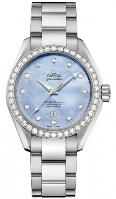 Buy this new Omega Aqua Terra 150m Master Co-Axial 34mm 231.15.34.20.57.002 ladies watch for the discount price of £9,108.00. UK Retailer.