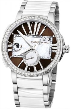 Buy this new Ulysse Nardin Executive Dual Time Lady 243-10b-7/30-05 ladies watch for the discount price of £15,500.00. UK Retailer.