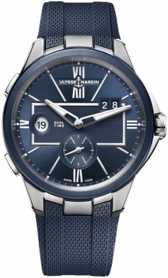 Buy this new Ulysse Nardin Blast Dual Time 42mm 243-20-3/43 mens watch for the discount price of £7,191.00. UK Retailer.