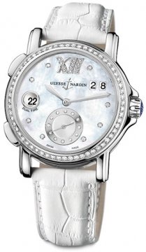 Buy this new Ulysse Nardin GMT Big Date 37mm 243-22b/391 ladies watch for the discount price of £9,270.00. UK Retailer.