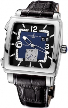 Buy this new Ulysse Nardin Quadrato Dual Time 243-92/632 mens watch for the discount price of £5,537.00. UK Retailer.