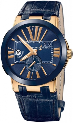 Buy this new Ulysse Nardin Executive Dual Time 43mm 246-00-5/43 mens watch for the discount price of £15,865.00. UK Retailer.