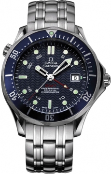 Buy this new Omega Seamaster 300m GMT 2535.80 mens watch for the discount price of £2,350.00. UK Retailer.