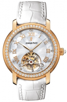 Buy this new Audemars Piguet Ladies Jules Audemars Tourbillon 26084or.zz.d016cr.01 ladies watch for the discount price of £106,500.00. UK Retailer.
