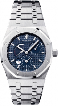 Buy this new Audemars Piguet Royal Oak Dual Time Power Reserve 26120st.oo.1220st.02 mens watch for the discount price of £13,260.00. UK Retailer.