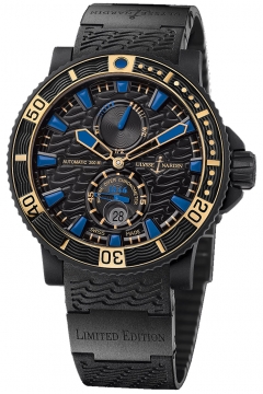 Buy this new Ulysse Nardin Maxi Marine Diver Black Sea 263-92LE-3c/923-rg mens watch for the discount price of £9,775.00. UK Retailer.