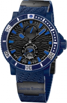 Buy this new Ulysse Nardin Maxi Marine Diver Blue Sea 263-97LE-3C mens watch for the discount price of £7,895.00. UK Retailer.