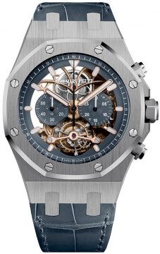 Buy this new Audemars Piguet Royal Oak Tourbillon Chronograph 26347pt.oo.d315cr.01 mens watch for the discount price of £0.00. UK Retailer.