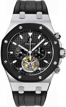 Buy this new Audemars Piguet Royal Oak Offshore Tourbillon Chronograph 26377sk.oo.d002ca.01 mens watch for the discount price of £146,420.00. UK Retailer.