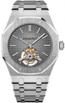 Buy this new Audemars Piguet Royal Oak Tourbillon 41mm 26510pt.oo.1220pt.01 mens watch for the discount price of £224,675.00. UK Retailer.