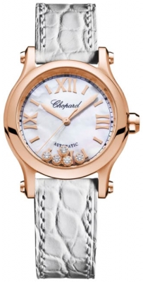 Buy this new Chopard Happy Sport Automatic 30mm 274893-5009 ladies watch for the discount price of £12,410.00. UK Retailer.
