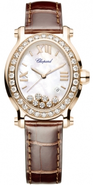 Buy this new Chopard Happy Sport Oval Quartz 275350-5003 ladies watch for the discount price of &pound;19,184.00. UK Retailer.