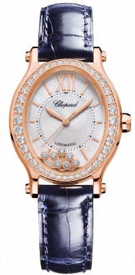 Buy this new Chopard Happy Sport Oval Automatic 275362-5002 ladies watch for the discount price of £20,655.00. UK Retailer.