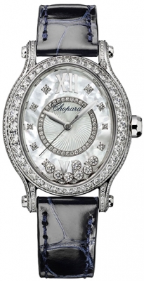 Buy this new Chopard Happy Sport Oval Automatic 275372-1001 ladies watch for the discount price of £45,390.00. UK Retailer.