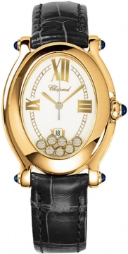 Buy this new Chopard Happy Sport Oval 7 Floating Diamonds 277000-0007 ladies watch for the discount price of &pound;7,855.00. UK Retailer.