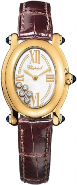 Buy this new Chopard Happy Sport Oval 5 Floating Diamonds 277465-0005 ladies watch for the discount price of &pound;6,000.00. UK Retailer.