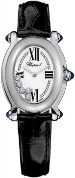 Buy this new Chopard Happy Sport Oval 5 Floating Diamonds 277465-1005 ladies watch for the discount price of &pound;7,854.00. UK Retailer.