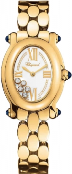 Buy this new Chopard Happy Sport Oval 5 Floating Diamonds 277466-0002 ladies watch for the discount price of &pound;13,400.00. UK Retailer.