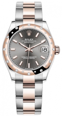 Buy this new Rolex Datejust 31mm Stainless Steel and Rose Gold 278341rbr Rhodium Index Oyster ladies watch for the discount price of £14,300.00. UK Retailer.
