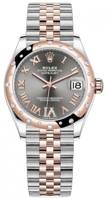 Buy this new Rolex Datejust 31mm Stainless Steel and Rose Gold 278341rbr Rhodium VI Roman Jubilee ladies watch for the discount price of £16,500.00. UK Retailer.