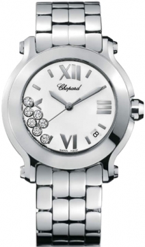 Buy this new Chopard Happy Sport Round Quartz 36mm 278477-3001 ladies watch for the discount price of &pound;5,781.00. UK Retailer.