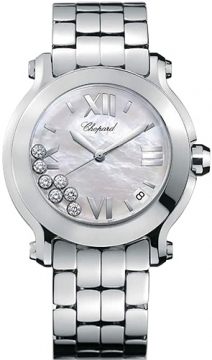 Buy this new Chopard Happy Sport Round Quartz 36mm 278477-3002 ladies watch for the discount price of £6,089.00. UK Retailer.