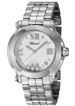 Buy this new Chopard Happy Sport Round Quartz 36mm 278477-3013 ladies watch for the discount price of £4,822.00. UK Retailer.