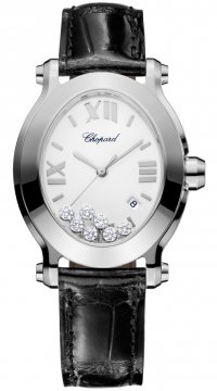 Buy this new Chopard Happy Sport Oval Quartz 278546-3001 ladies watch for the discount price of £5,024.00. UK Retailer.