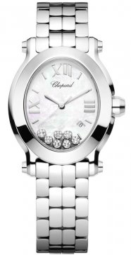 Buy this new Chopard Happy Sport Oval Quartz 278546-3003 ladies watch for the discount price of £5,822.00. UK Retailer.