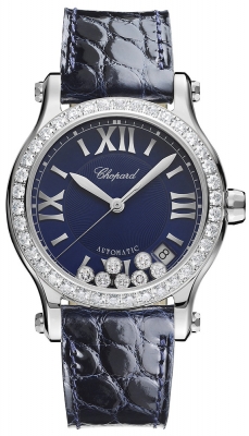 Buy this new Chopard Happy Sport Automatic 36mm 278559-3006 ladies watch for the discount price of £15,810.00. UK Retailer.