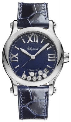 Buy this new Chopard Happy Sport Automatic 36mm 278559-3008 ladies watch for the discount price of £6,448.00. UK Retailer.