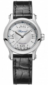 Buy this new Chopard Happy Sport Automatic 30mm 278573-3001 ladies watch for the discount price of £4,840.00. UK Retailer.