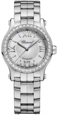 Buy this new Chopard Happy Sport Automatic 30mm 278573-3014 ladies watch for the discount price of £12,665.00. UK Retailer.