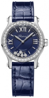 Buy this new Chopard Happy Sport Automatic 30mm 278573-3018 ladies watch for the discount price of £11,730.00. UK Retailer.