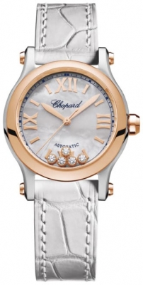 Buy this new Chopard Happy Sport Automatic 30mm 278573-6018 ladies watch for the discount price of £6,728.00. UK Retailer.