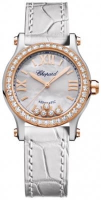 Buy this new Chopard Happy Sport Automatic 30mm 278573-6020 ladies watch for the discount price of £13,600.00. UK Retailer.