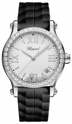 Buy this new Chopard Happy Sport Round Quartz 36mm 278582-3003 ladies watch for the discount price of £11,440.00. UK Retailer.