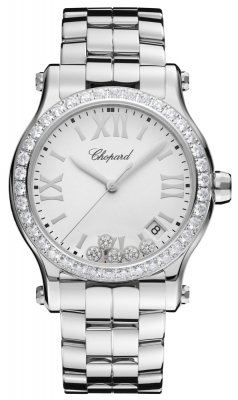 Buy this new Chopard Happy Sport Round Quartz 36mm 278582-3004 ladies watch for the discount price of £14,875.00. UK Retailer.