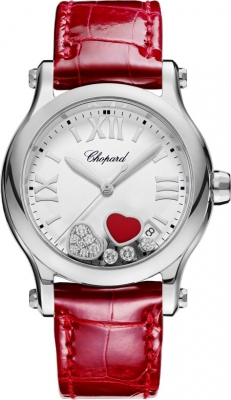 Buy this new Chopard Happy Sport Round Quartz 36mm 278582-3005 ladies watch for the discount price of £5,652.00. UK Retailer.