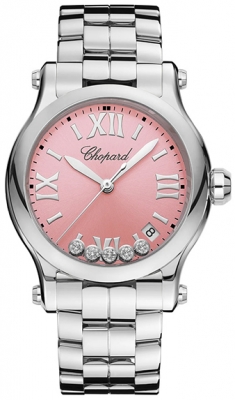 Buy this new Chopard Happy Sport Round Quartz 36mm 278582-3009 ladies watch for the discount price of £5,967.00. UK Retailer.