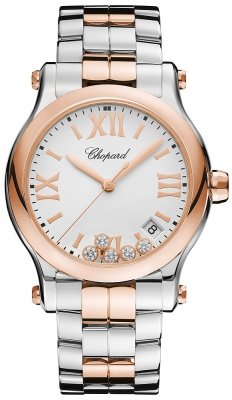 Buy this new Chopard Happy Sport Round Quartz 36mm 278582-6002 ladies watch for the discount price of £11,390.00. UK Retailer.