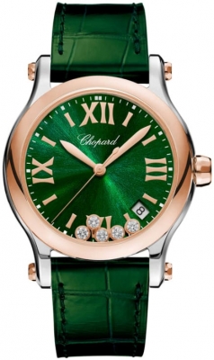 Buy this new Chopard Happy Sport Round Quartz 36mm 278582-6005 ladies watch for the discount price of £6,400.00. UK Retailer.