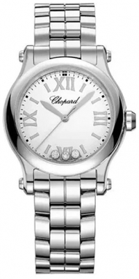 Buy this new Chopard Happy Sport Round Quartz 30mm 278590-3002 ladies watch for the discount price of £4,615.00. UK Retailer.