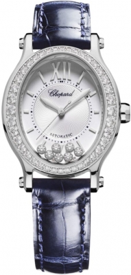 Buy this new Chopard Happy Sport Oval Automatic 278602-3003 ladies watch for the discount price of £12,070.00. UK Retailer.