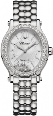 Buy this new Chopard Happy Sport Oval Automatic 278602-3004 ladies watch for the discount price of £13,345.00. UK Retailer.