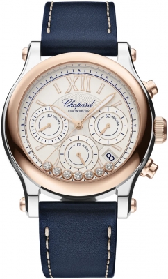 Buy this new Chopard Happy Sport Chrono 40mm 278615-6001 ladies watch for the discount price of £14,080.00. UK Retailer.