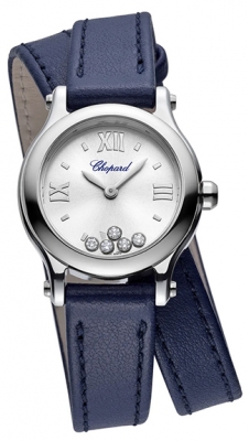 Buy this new Chopard Happy Sport Round Quartz 25mm 278620-3001 ladies watch for the discount price of £3,561.00. UK Retailer.