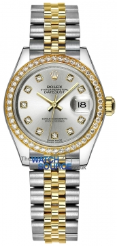 Rolex Lady Datejust 28mm Stainless Steel and Yellow Gold 279383RBR Silver Diamond Jubilee watch